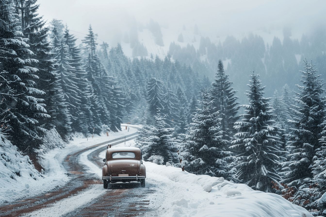 Les meilleures routes pour un road trip hivernal en France