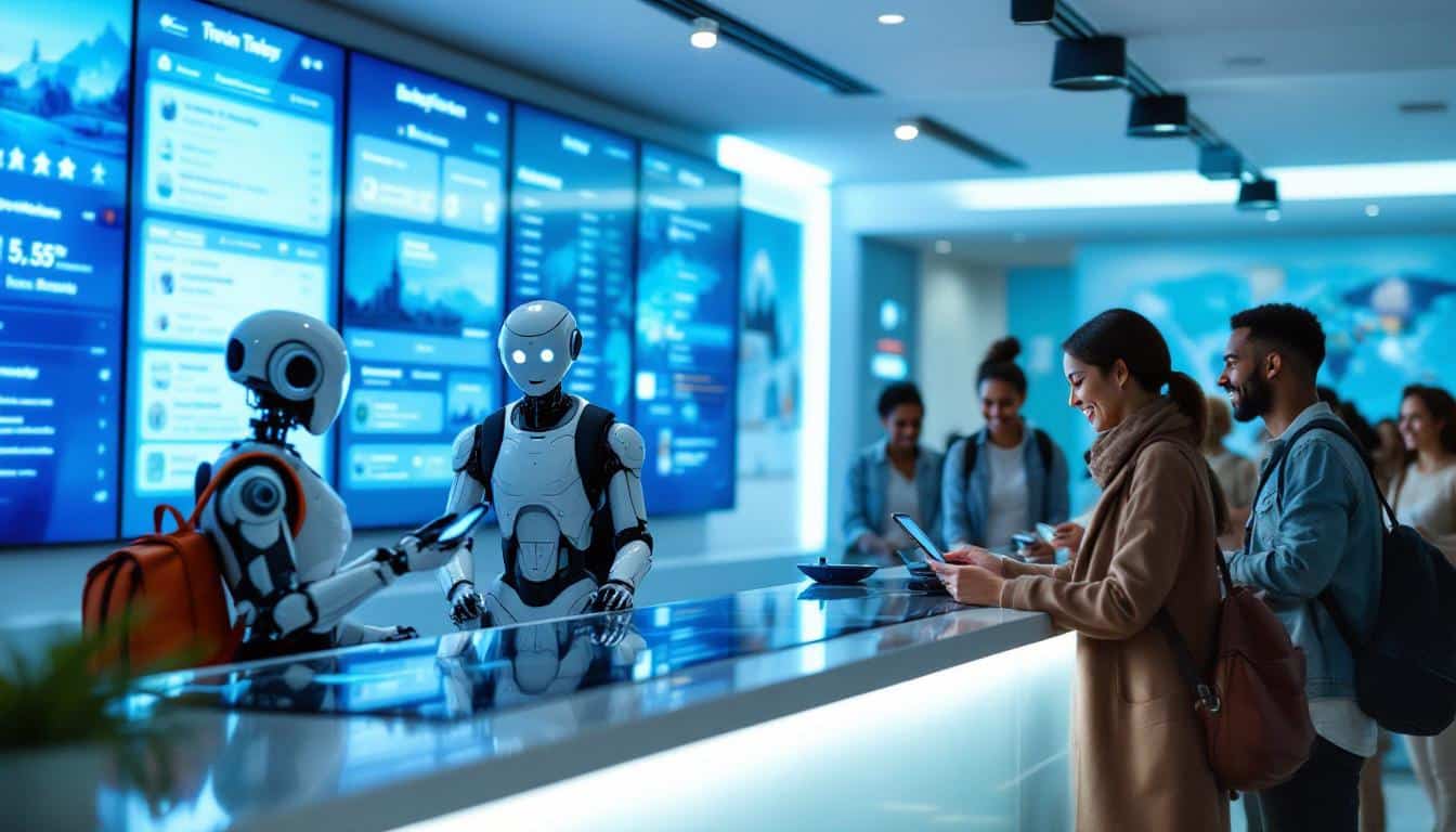 découvrez comment l’intelligence artificielle transforme l’expérience client dans le secteur touristique : personnalisation des services, assistance en temps réel et optimisation des parcours voyageurs.