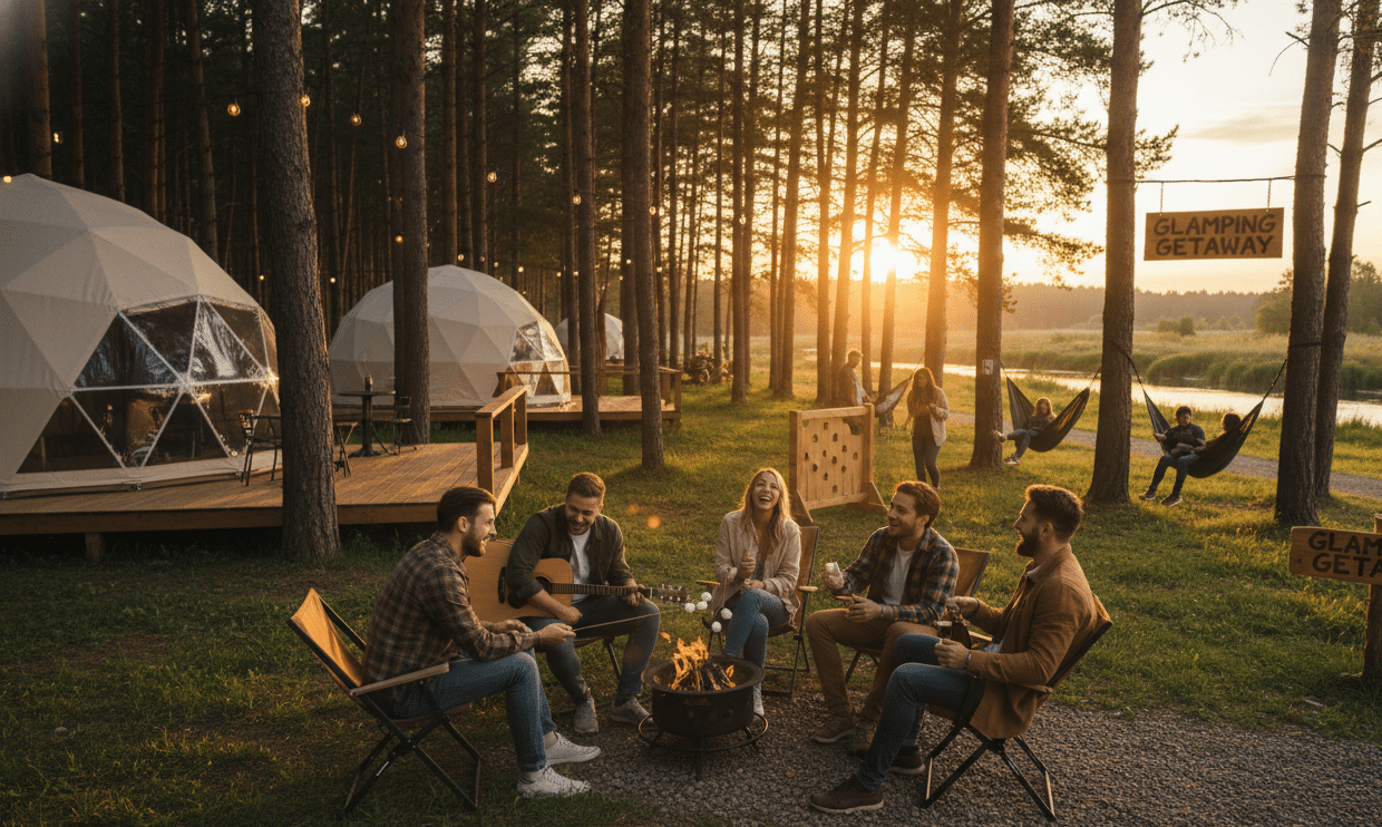 Le marché du glamping