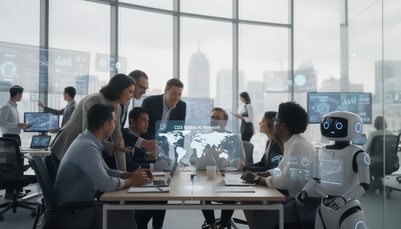 cds intègre des agents d'intelligence artificielle dans son écosystème mondial pour optimiser ses opérations et offrir des solutions innovantes à ses clients.