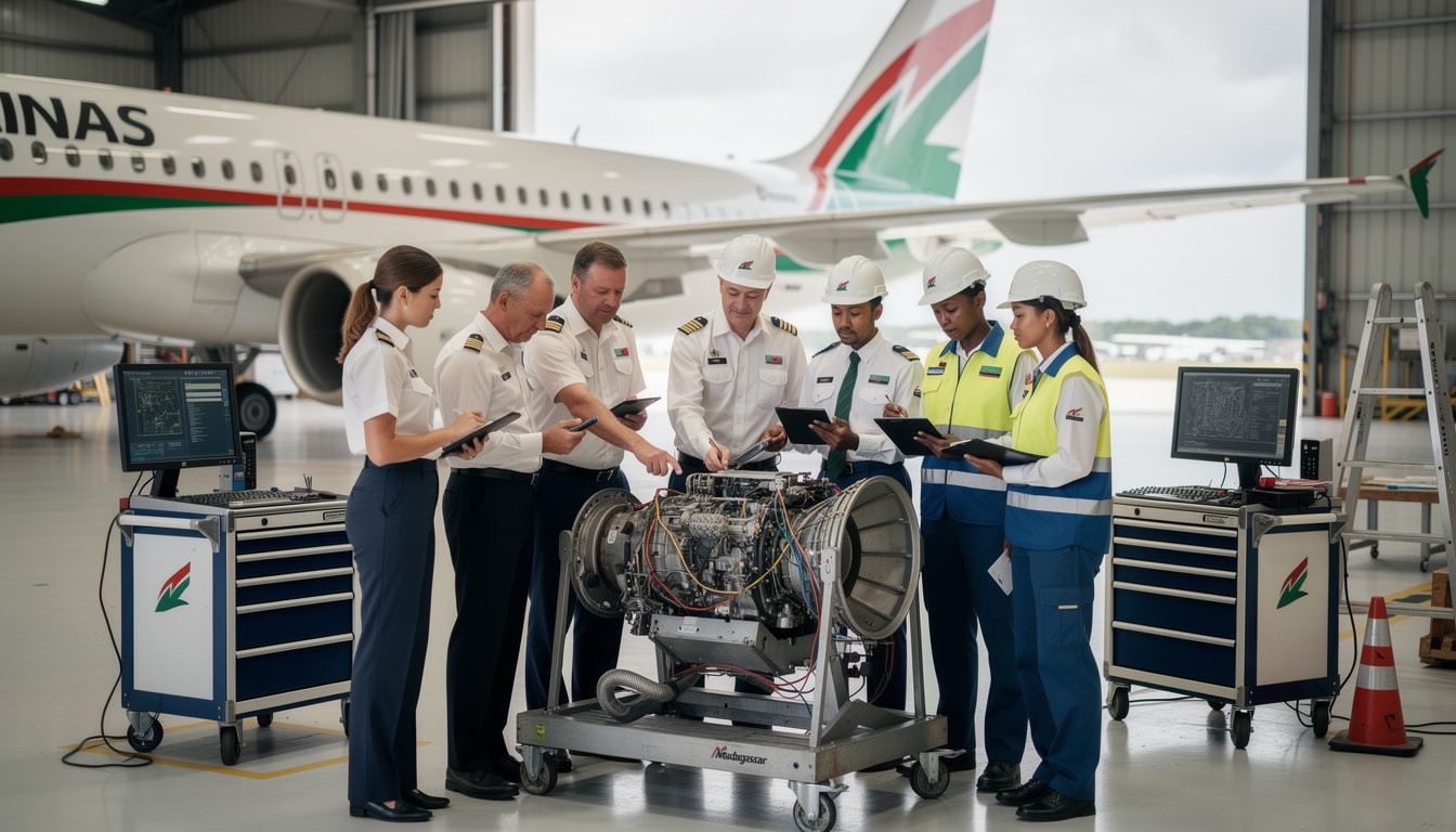 Madagascar Airlines mise sur la formation pour booster les compétences dans les métiers de l’aéronautique