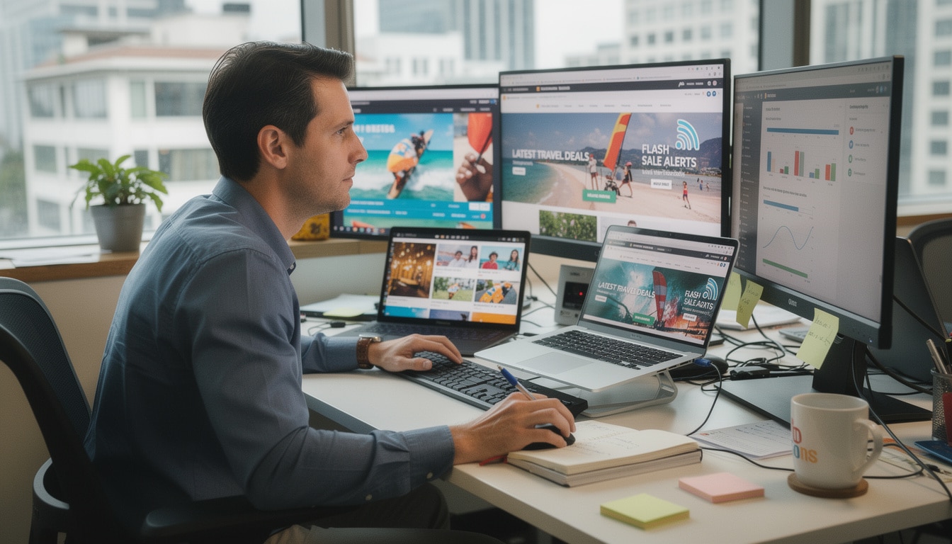 Lastminute.com lance une campagne en ligne innovante avec flash dynamique et intégration RSS