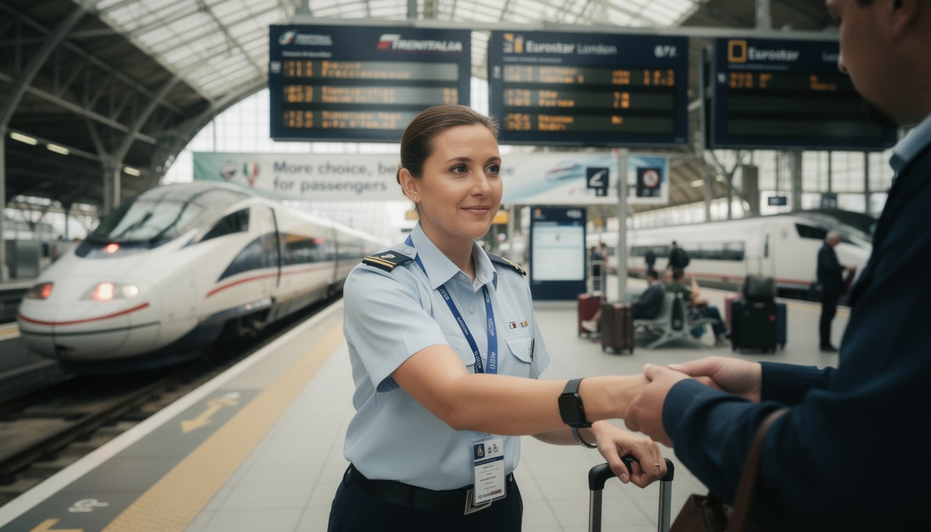 Trenitalia et Eurostar s’affrontent – Découvrez les bénéfices de cette nouvelle rivalité pour les passagers !